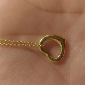 Open heart pendant